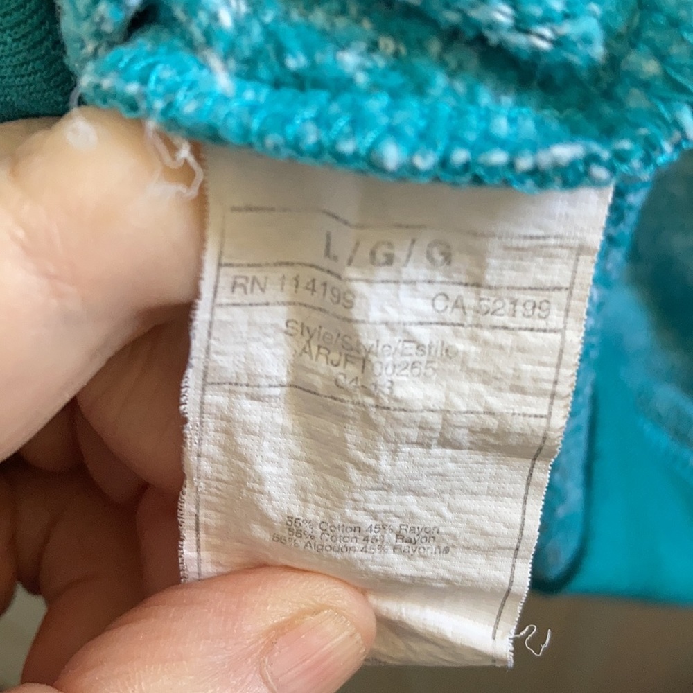 FINAL MARKDOWN Roxy zip front hoodie large - Picture 6 of 6